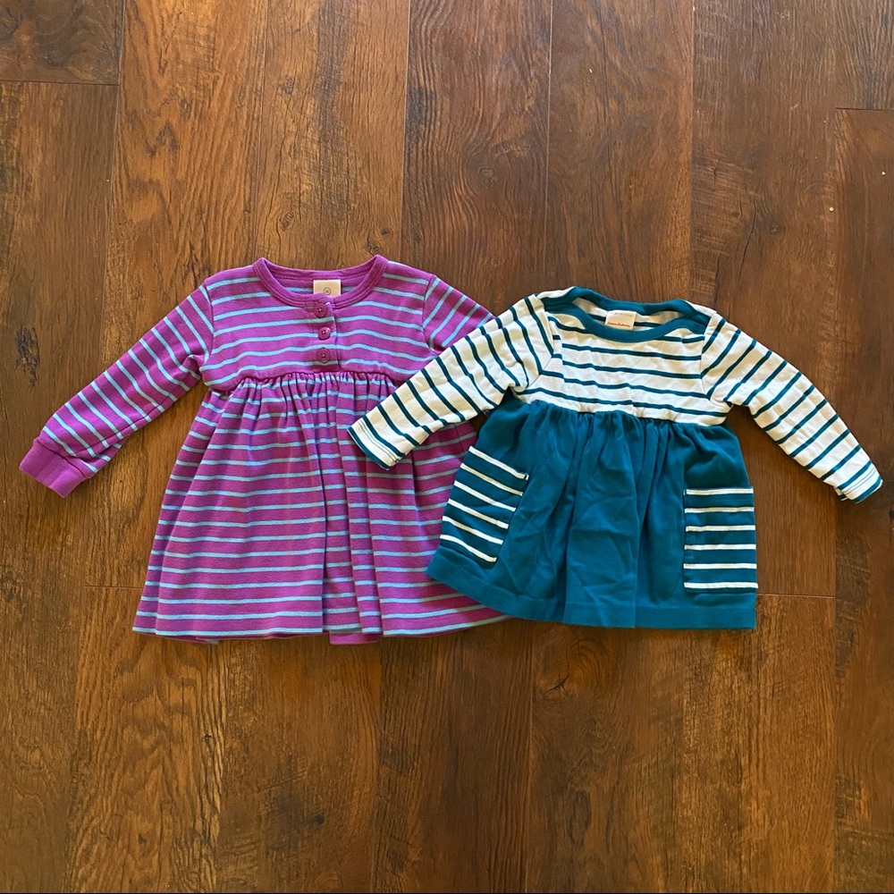 Hanna Andersson striped baby girl dresses